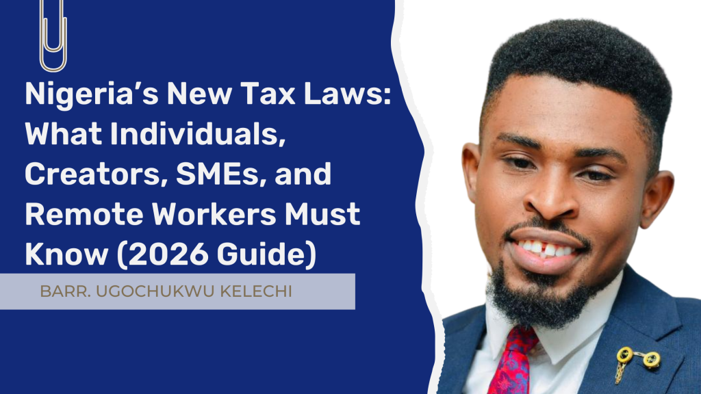NIGERIA NEW TAX LAWS 2026